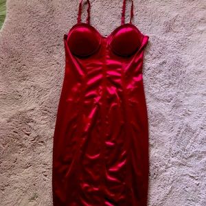Entry Silk Red Dress